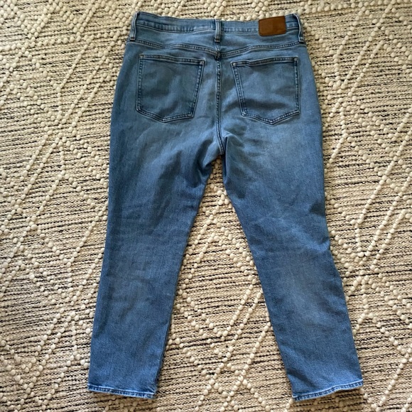 {j.crew} Slim Boyfriend High Rise Light Wash Jeans - Picture 6 of 10